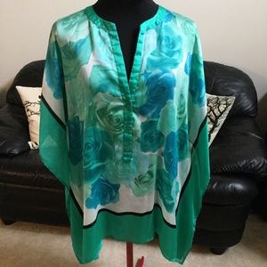 New York & Co. Flowing Scarf Top